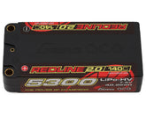 Gens Ace Redline 2.0 2S Shorty LiHV Battery 140C (7.6V/5300mAh) w/5mm Bullets